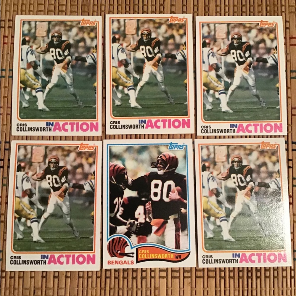 1982 Chris Collinsworth Topps Football Cards, 6